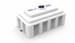 polietilen plastik kare su deposu 200 lt 13826