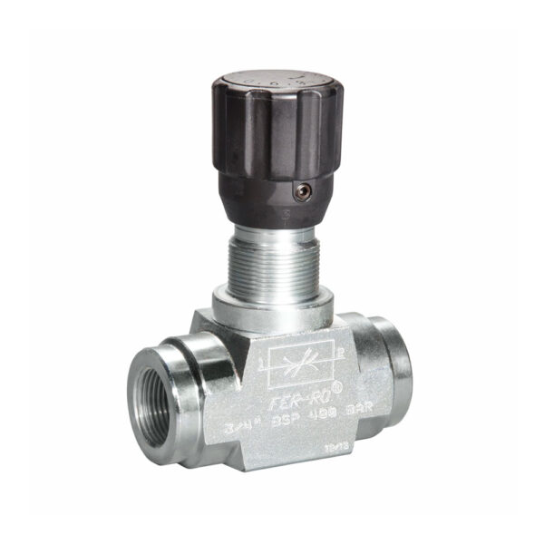 Ferro 1/8” BSP Hız Ayar Valfi -Çeksiz-
