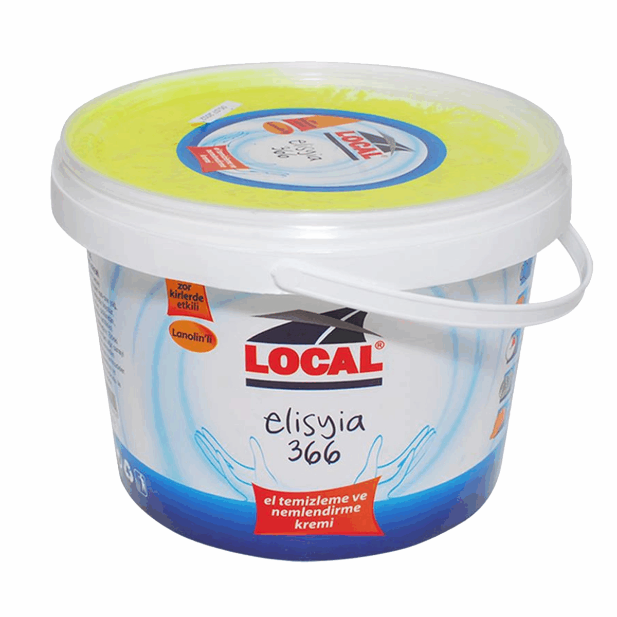 local elisyia e 366 agir kirler icin el temizleme kremi 2 5 kg 15596