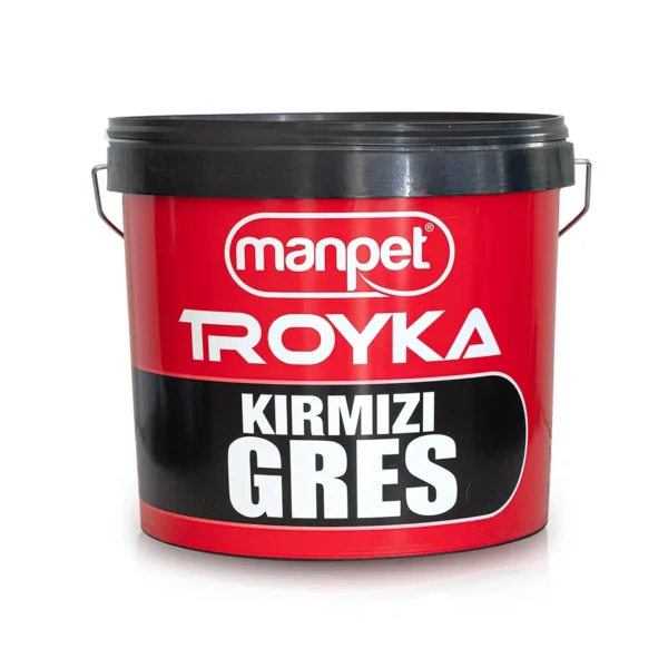 Manpet Troyka Kırmızı Gres - 14 Kg Plastik Kova
