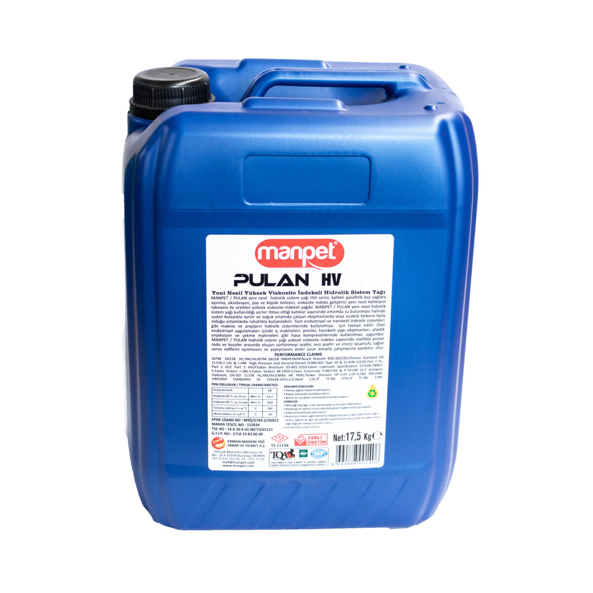 manpet pulan hidrolik sistem yagi 37 14 kg plastik bidon 16494