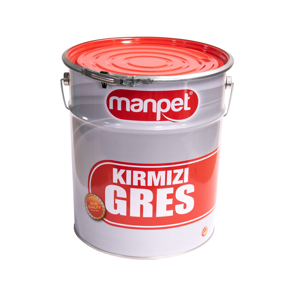 Manpet Troyka Kırmızı Gres - 14 Kg Metal Kova