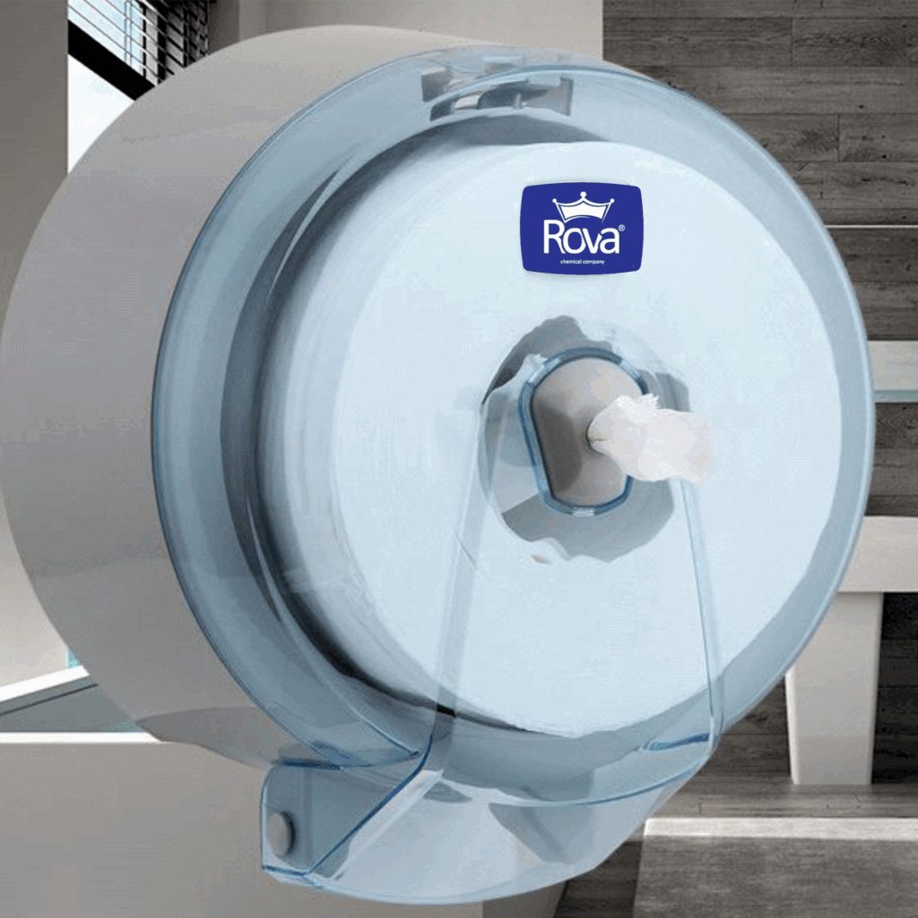 Mini Point İçten Çekmeli Wc Kağıdı Dispenseri Şeffaf