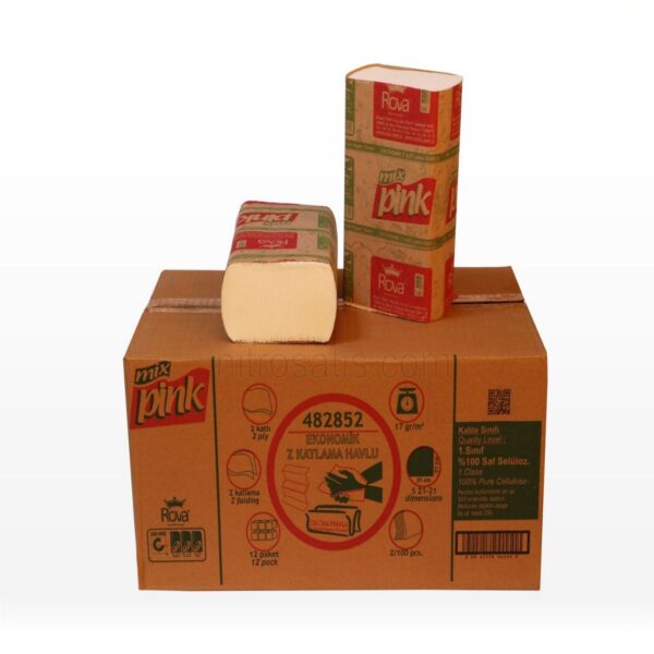 Rova İçten Çekmeli Tuvalet Kağıdı 6'lı 4 Kg 80 Mt.