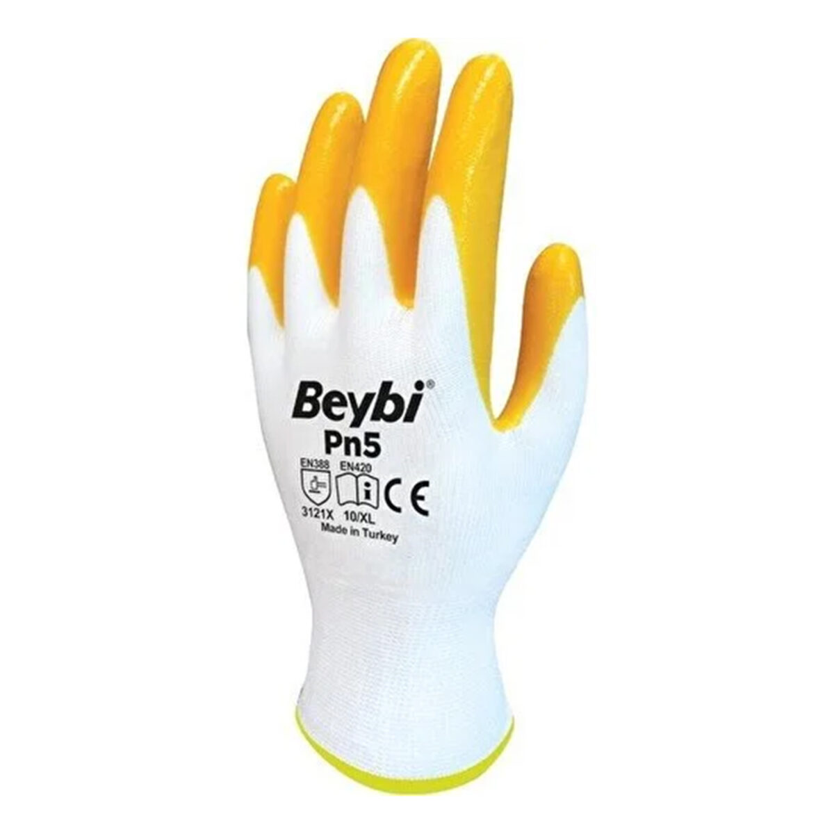 Pn3 Polyester Beybi Nitril Kaplı İş Eldiveni - Görsel 1