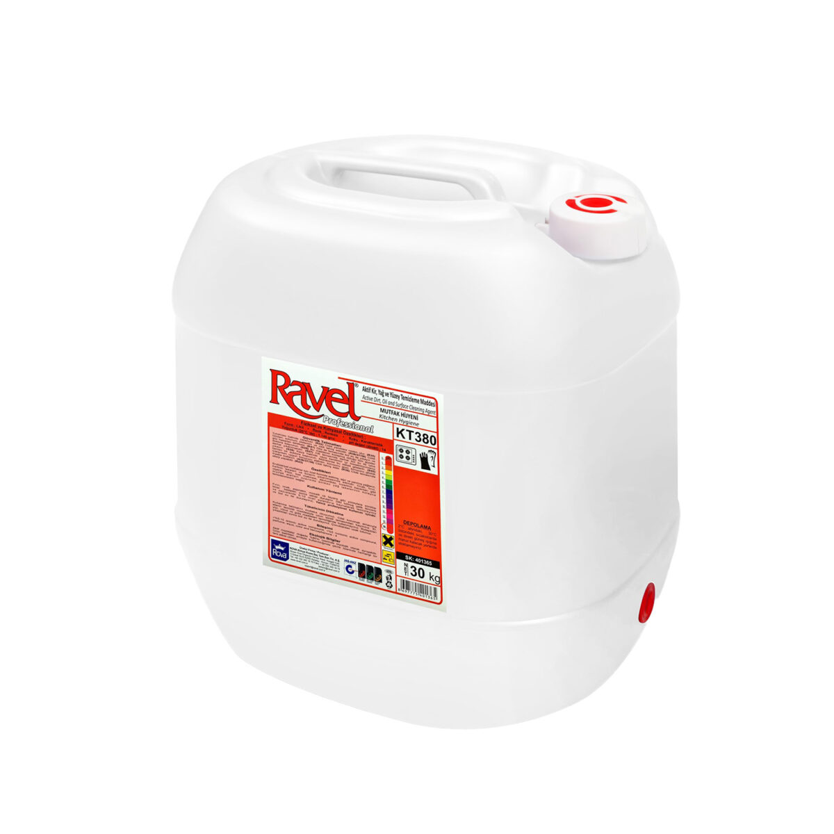 ravel aktif kir yag ve yuzey temizleme maddesi 20 kg 18238