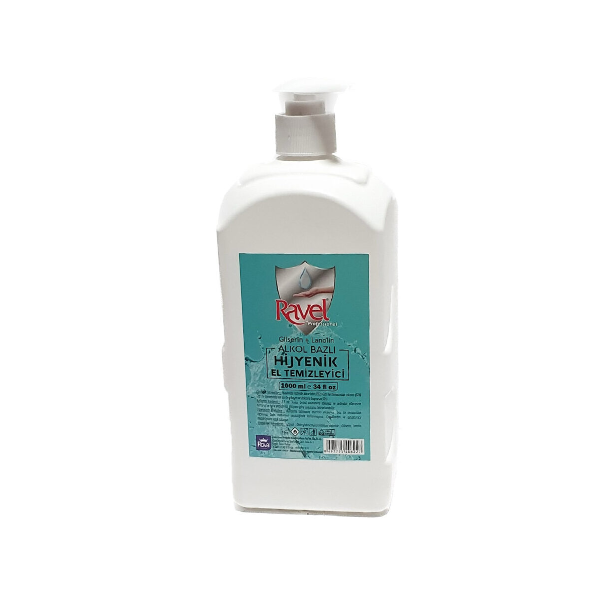 ravel alkol bazli hijyenik el temizleyici 1000ml 18311