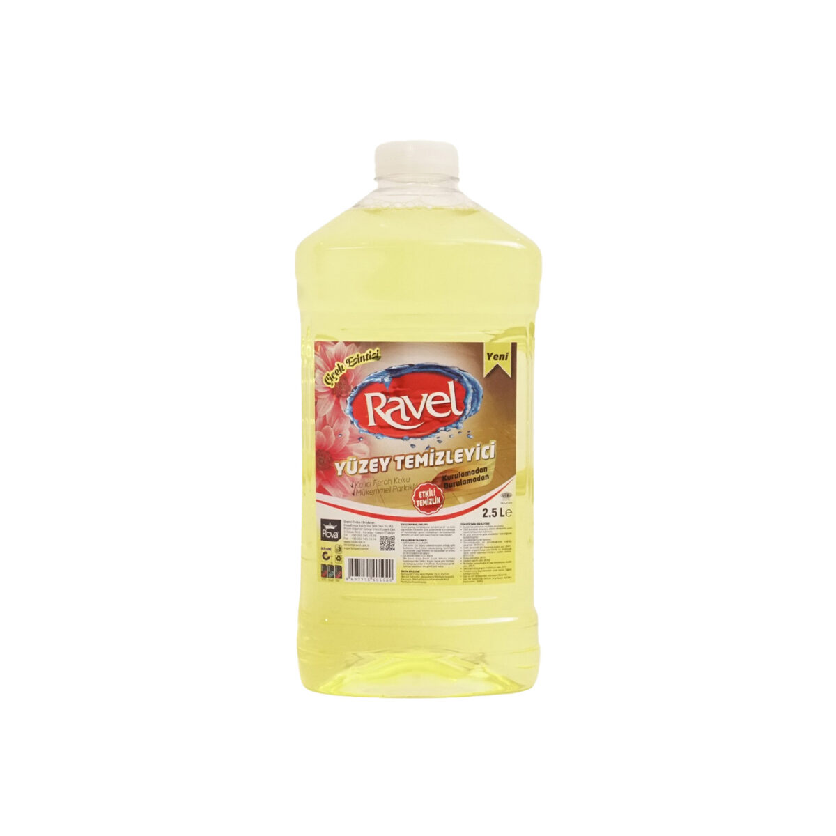 ravel parfumlu yuzey temizleyici kurulanmadan durulamadan 2500 gr 18262