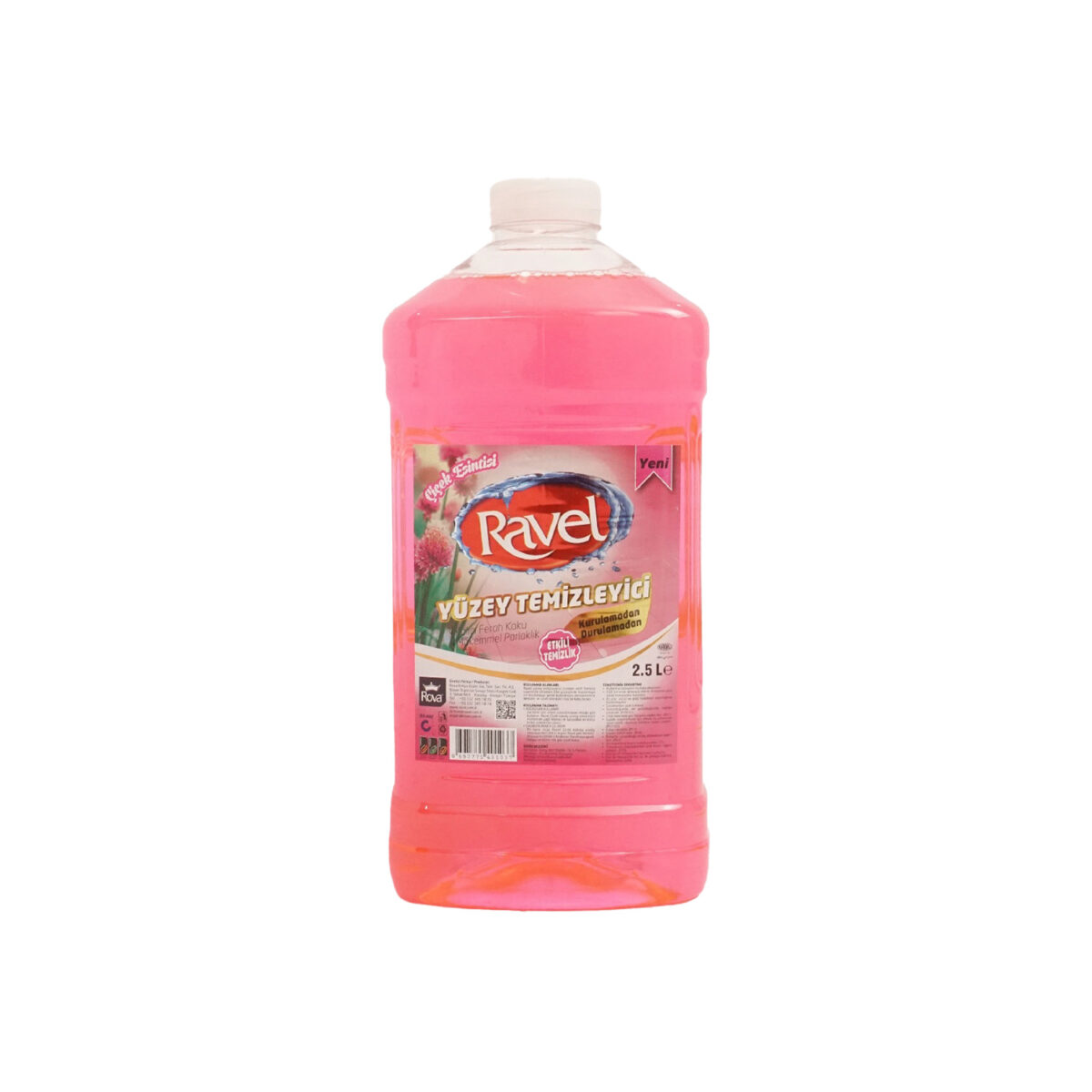 ravel parfumlu yuzey temizleyici kurulanmadan durulamadan 2500 gr 18263