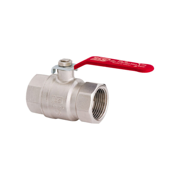 TDS PN25 Çelik Kollu Küresel Vana (İç Dişli Tam Geçişli) DN25 1"
