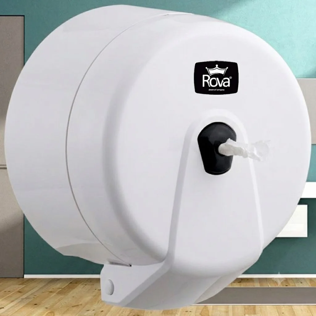 Mini Point İçten Çekmeli Wc Kağıdı Dispenseri Beyaz